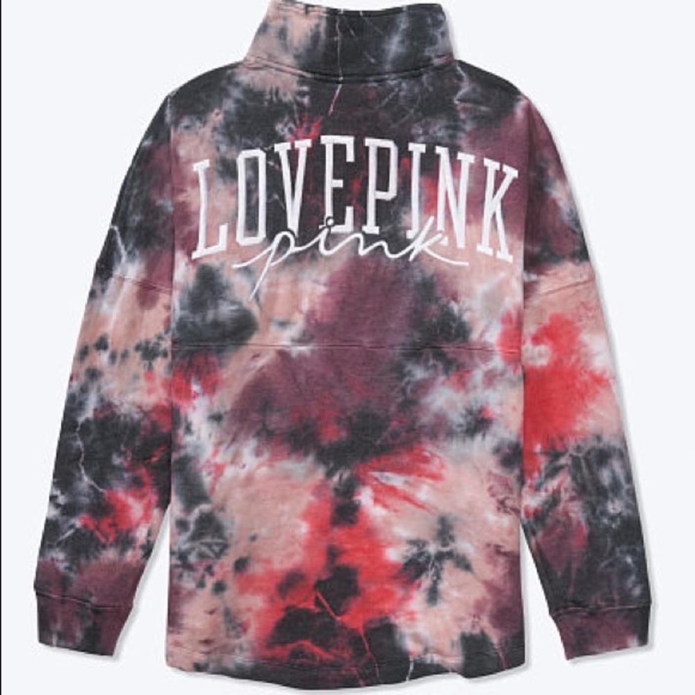 FOR MY BFF💗VS PINK PURPLE & PINK TIE DYE CREW - Picture 6 of 7